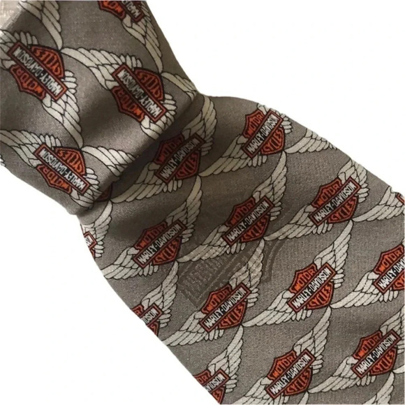 Other - Men’s Ralph Marlin Harley-Davidson Silk Neck Tie Neck Wear